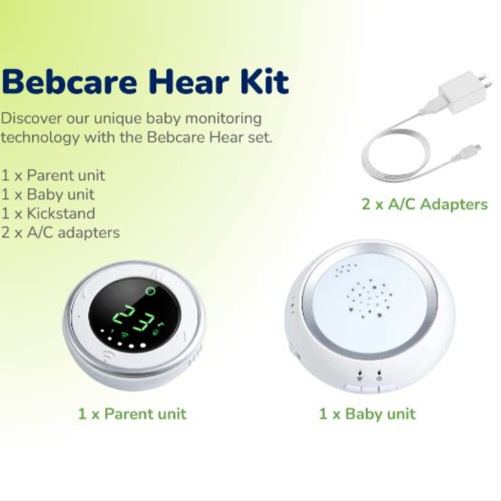 Bebcare Low EMF Hear Digital Audio Baby Monitor